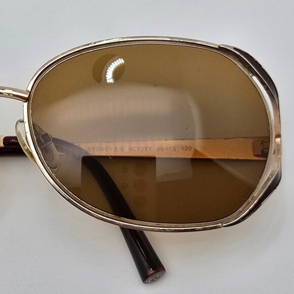 *SOLD*Juicy Couture Sydney 2/S 0CY2YY Gold Brown Sunglasses FRAME ONLY 56-15-120 - Picture 11 of 12